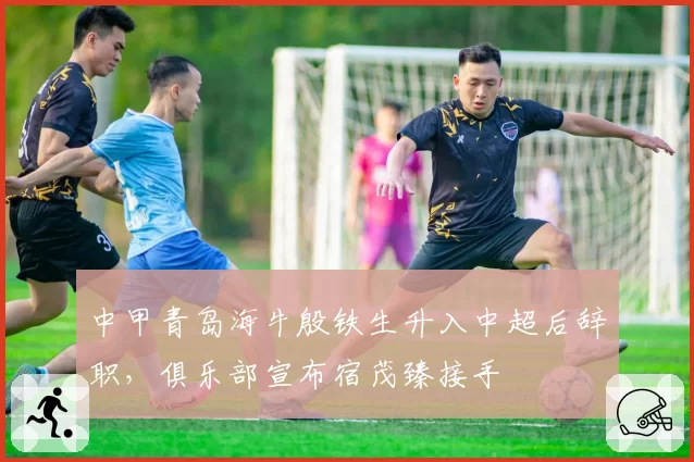 中甲青岛海牛殷铁生升入中超后辞职,俱乐部宣布宿茂臻接手