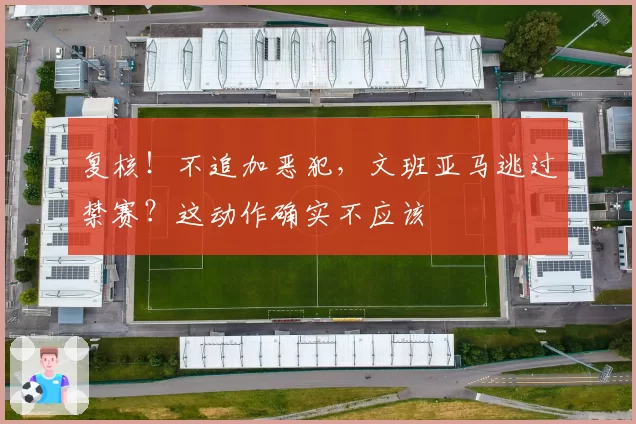 复核！不追加恶犯，文班亚马逃过禁赛？这动作确实不应该